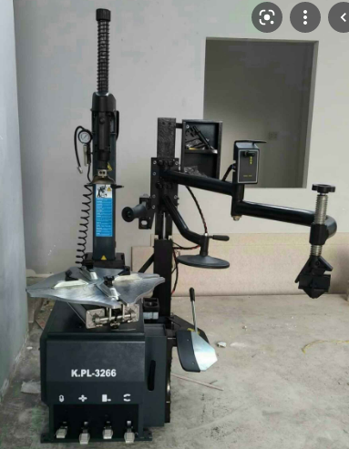 Thiết bị ra vào lốp,có tay hỗ trợ, Model: K.PL-3266, hoạt động điện, 220V/50Hz/1PH/0.75KW, màu ghi