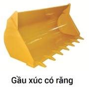 Gầu xúc có răng